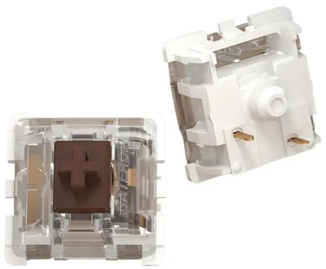 Alt view image 5 of 7 - Switches Mechanical Keyboard KS-9 3 Pin Red Brown Blue Green White RGB Silent Clicky Linear Tactile Compatible Cherry MX(White,200PCS)