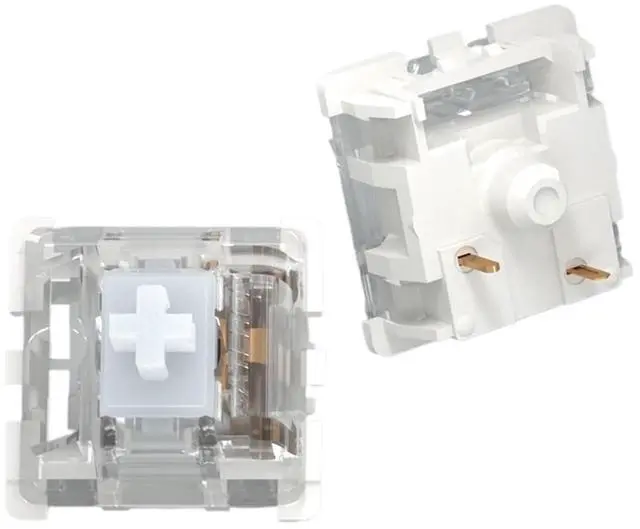 Alt view image 6 of 7 - Switches Mechanical Keyboard KS-9 3 Pin Red Brown Blue Green White RGB Silent Clicky Linear Tactile Compatible Cherry MX(White,200PCS)