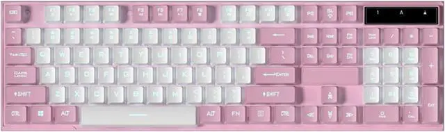 Main image of EINCORN Backlit Wireds Gaming Keyboards for PC with Mechanical Feel and Ergonomic Keyboards Gamers