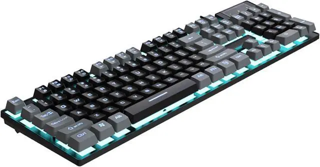 Main image of EINCORN Backlit Wireds Gaming Keyboards for PC with Mechanical Feel and Ergonomic Keyboards Gamers