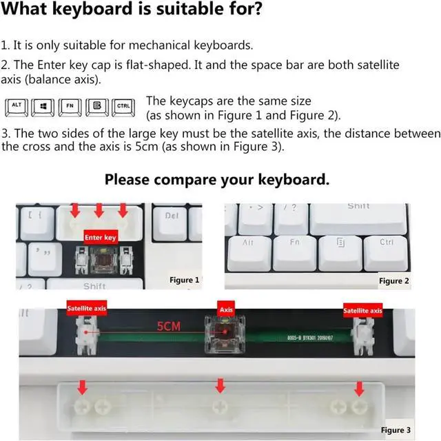 Alt view image 4 of 5 - 104 Pcs DIY Mechanical Keyboard Keycaps Set Backlit Key Cap Fit for Cherry/Kailh/Gateron Keycap(Purple)