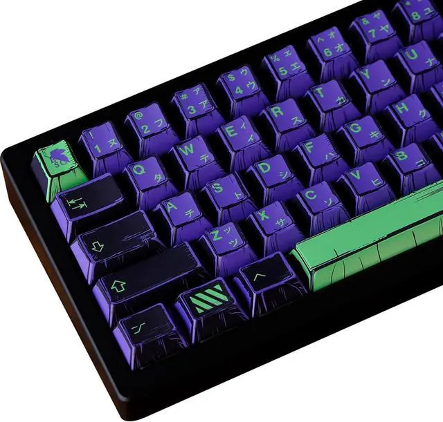 Main image of ZXMICYFA Keycaps,150 Keys Dye-Sublimation Cherry Profile Keycaps Custom PBT Keycaps Set with 7U Spacebar for ASIN Layout Cherry Gateron MX Switches Mechanische Keyboard