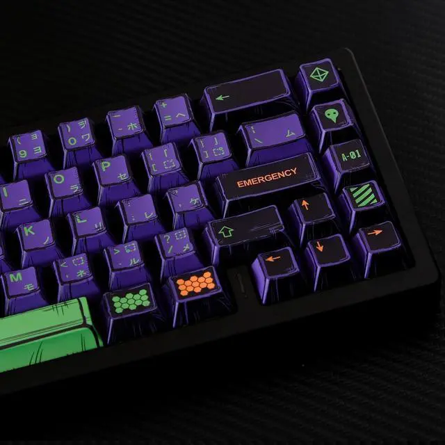 Alt view image 7 of 7 - ZXMICYFA Keycaps,150 Keys Dye-Sublimation Cherry Profile Keycaps Custom PBT Keycaps Set with 7U Spacebar for ASIN Layout Cherry Gateron MX Switches Mechanische Keyboard