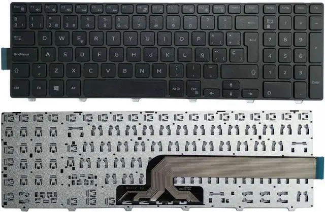 Main image of Spanish Keyboard Compatible with D-EL-L P26E P28E 5557 P39F P40F Models MP-13N73SU-442 MP-13N7 CN-0JYP58 CN-0HHCC8-72438