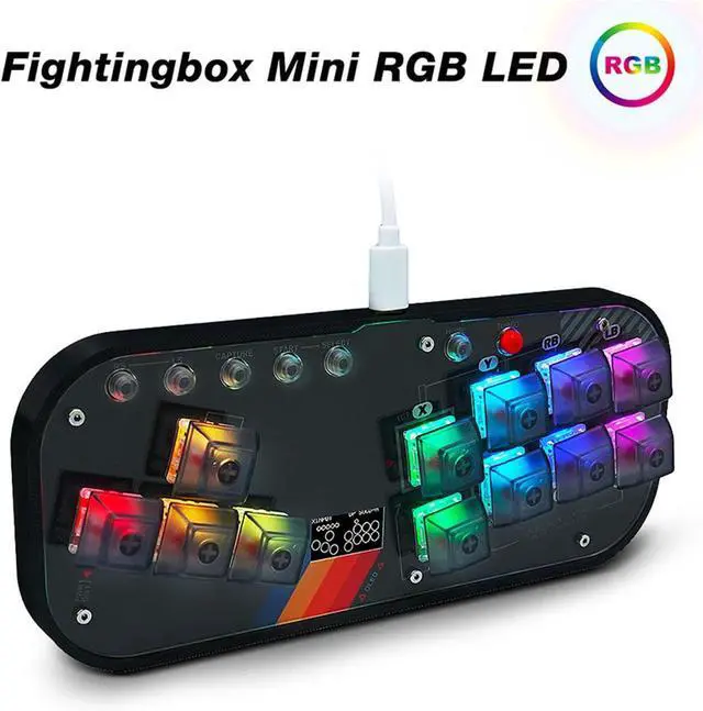 Alt view image 6 of 7 - SOCD Controller Fighting Stick  Compact Mechanical Switch Keyboard for Arcade and Mixbox Gaming