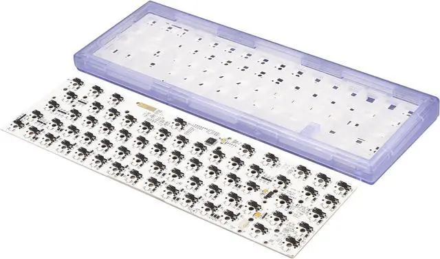 Alt view image 4 of 7 - Pomya DIY Mechanical Keyboard Kit, 67 Keys Modular Mechanical Keyboard, Wired Switch Hot Swap RGB Backlit Support 5pin 3pin Switch Gaming Keyboard()