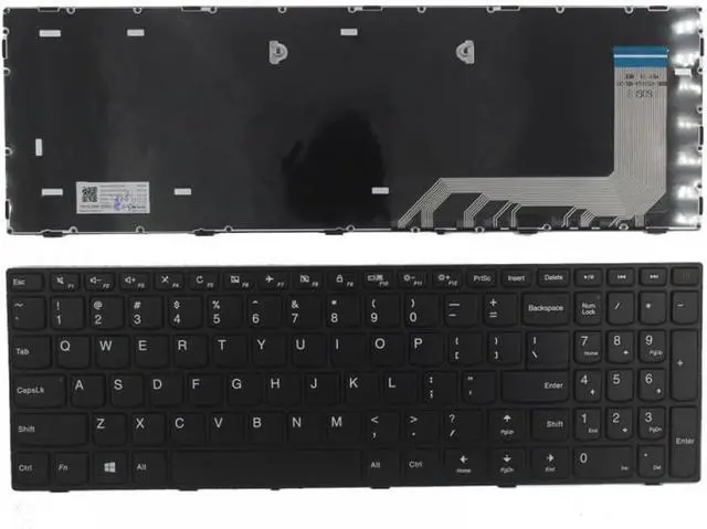 Main image of US Keyboard Compatible with 110-15ISK 110-15IKB 110-17ACL 110-17IKB 110-17ISK Non Backlit with Frame