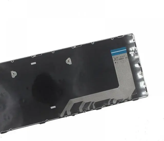 Alt view image 4 of 5 - US Keyboard Compatible with 110-15ISK 110-15IKB 110-17ACL 110-17IKB 110-17ISK Non Backlit with Frame