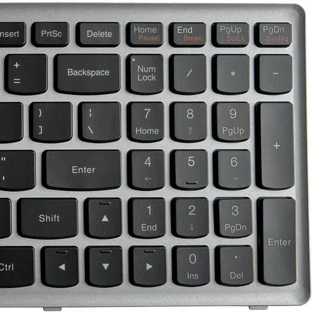 Alt view image 3 of 5 - US Keyboard Compatible with S500 G500S G505S G510S S510p Z501 Z510 FZ510 Flex 15 Z505 Compatible English Layout(Black NO Backlit)