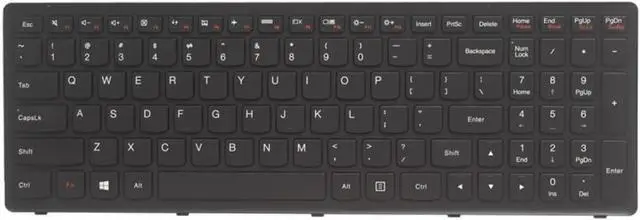 Alt view image 4 of 5 - US Keyboard Compatible with S500 G500S G505S G510S S510p Z501 Z510 FZ510 Flex 15 Z505 Compatible English Layout(Black NO Backlit)