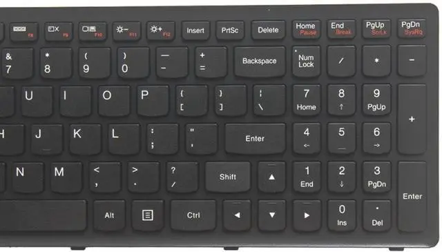 Alt view image 5 of 5 - US Keyboard Compatible with S500 G500S G505S G510S S510p Z501 Z510 FZ510 Flex 15 Z505 Compatible English Layout(Black NO Backlit)