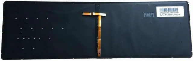 Alt view image 5 of 5 - Spanish Backlit Keyboard Compatible with 17-f084ca 17-f113dx 17-f114dx 17-f115dx