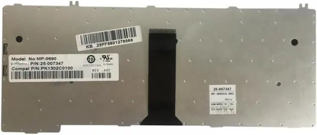 Alt view image 7 of 7 - US Keyboard Compatible with F41 F31G Y510A F41G G430 G450 3000 C100 C200 C460 C466 Y330 Y430 F41A(Black)