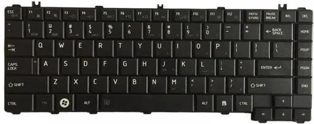 Alt view image 4 of 6 - US Layout Keyboard Compatible with Satellite C600 C600D L640 L600 L600D L630 C640 C645 L700 L640 L645 L730 L635(White)
