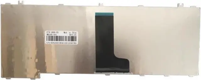 Alt view image 6 of 6 - US Layout Keyboard Compatible with Satellite C600 C600D L640 L600 L600D L630 C640 C645 L700 L640 L645 L730 L635(White)