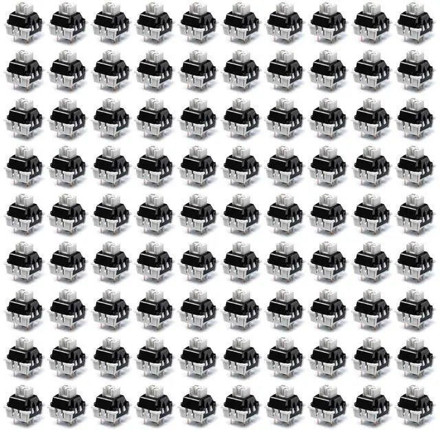 Alt view image 3 of 7 - Gray Wood Switches 5Pin With Bottom Housing 2-Stage Spring For Mechanical Keyboards Smooth Typing