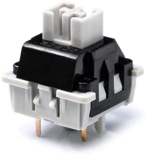 Alt view image 4 of 7 - Gray Wood Switches 5Pin With Bottom Housing 2-Stage Spring For Mechanical Keyboards Smooth Typing