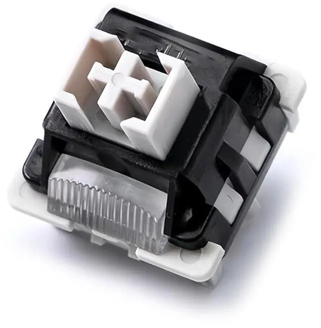 Main image of Pjeghbvop Hot Swappable Keyboard Switches Gray Wood Switches Lineared with Light Guider for Comfort Enhances Mechanical Keyboards