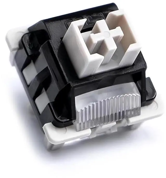 Alt view image 3 of 7 - Pjeghbvop Hot Swappable Keyboard Switches Gray Wood Switches Lineared with Light Guider for Comfort Enhances Mechanical Keyboards