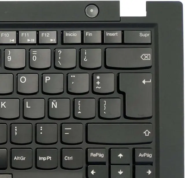 Alt view image 4 of 4 - Latin Keyboard Compatible with X1 Carbon 1st Gen 2013 with Palmrest Upper Backlight Compatible Replacement