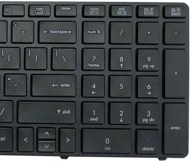 Alt view image 5 of 6 - US Keyboard Replacement Compatible with 8560p 8570p 8560b 6560b 6565b 6560p with Pointing Stick Compatible with Similar Models(Silver)