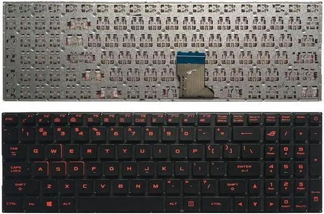 Main image of US Keyboard Compatible with GL502 GL502V GL502VM GL502VT GL502VY English Non Backlit Compatible Replacement