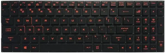 Alt view image 5 of 5 - US Keyboard Compatible with GL502 GL502V GL502VM GL502VT GL502VY English Non Backlit Compatible Replacement