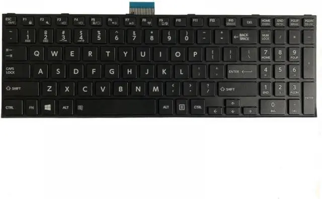 Alt view image 2 of 5 - US English Keyboard Compatible with Satellite Pro R50-C Tecra A50-C Z50-C A50-C1510 A50-C1520 Z50-C1550