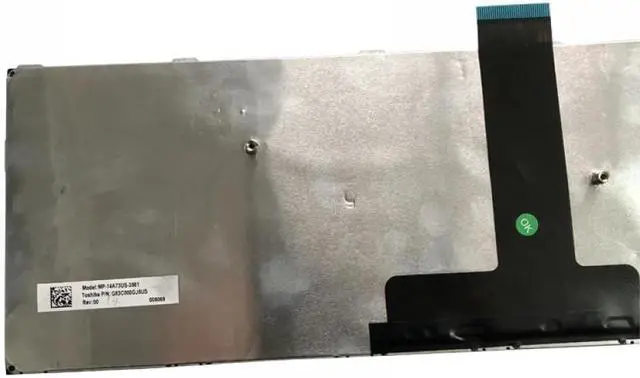 Alt view image 3 of 5 - US English Keyboard Compatible with Satellite Pro R50-C Tecra A50-C Z50-C A50-C1510 A50-C1520 Z50-C1550