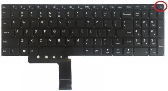 Alt view image 3 of 5 - US Keyboard Replacement Compatible with 310-15 310-15ISK 310-15IKB 510-15 510-15ISK 510-15IKB 110-15 110-15ACL 110-15AST 110-15IBR Compatible Models
