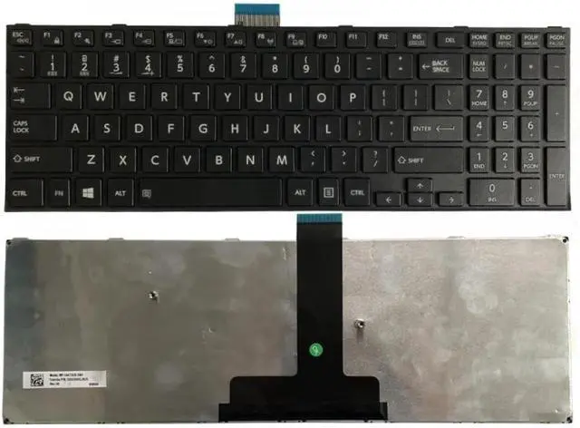 Main image of US English Keyboard Compatible with Satellite Pro R50-C Tecra A50-C Z50-C A50-C1510 A50-C1520 Z50-C1550