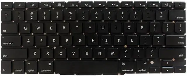 Alt view image 4 of 5 - US English Keyboard Compatible with AE A1398 MC975 MC976