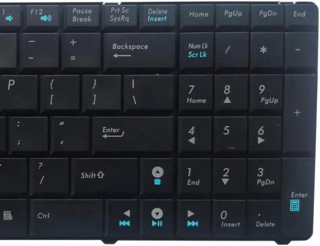 Alt view image 3 of 5 - US Keyboard Replacement Compatible with X5 X5D X5DC X5DE X5DI X5DIJ X5EA X5EAC X5EAE X5AVc X5AVn X5RE P50 P50IJ F90 F90SV Compatible with Multiple Models