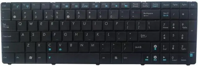 Alt view image 4 of 5 - US Keyboard Replacement Compatible with X5 X5D X5DC X5DE X5DI X5DIJ X5EA X5EAC X5EAE X5AVc X5AVn X5RE P50 P50IJ F90 F90SV Compatible with Multiple Models