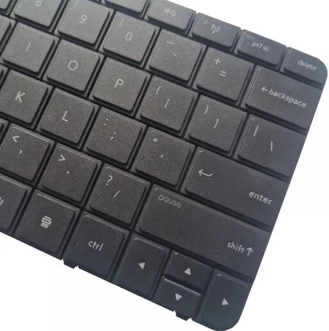 Alt view image 2 of 5 - US Keyboard Compatible with Compaq CQ10 110-3000 110-3019TX 3069TX Compatible with 608769-001 606618-001 Black