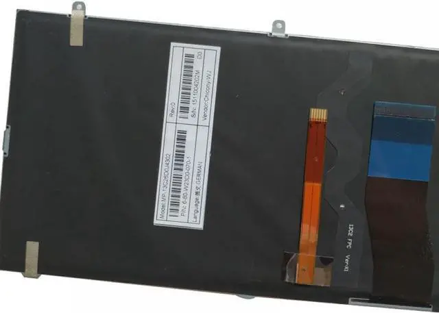 Alt view image 3 of 5 - Backlit UI Keyboard Compatible with K350C K350S W230ST W230SS W230SD NP7330 NP7338 Black MP-13C26D0J4302