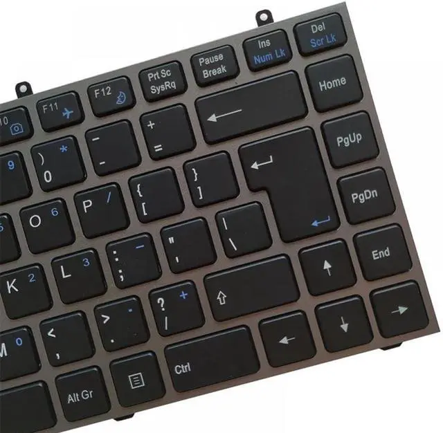 Alt view image 5 of 5 - Backlit UI Keyboard Compatible with K350C K350S W230ST W230SS W230SD NP7330 NP7338 Black MP-13C26D0J4302