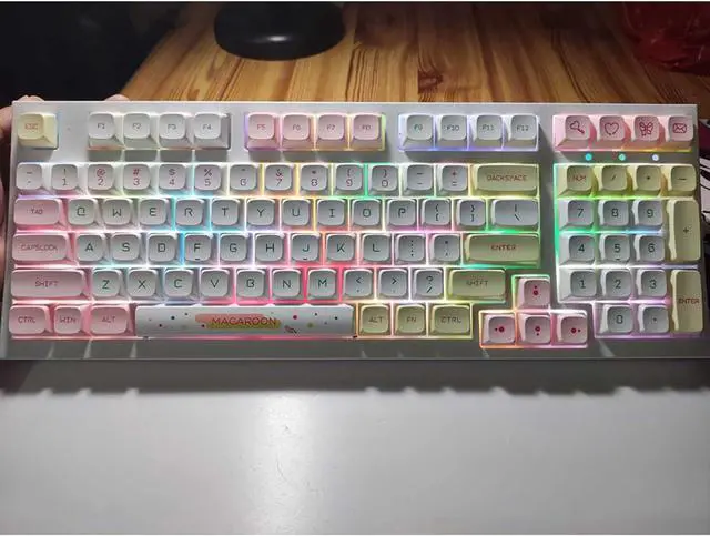 Alt view image 6 of 7 - Upgraded Mechanical Keyboard Key Caps Colorful 146 Pieces Colored Key Caps Set