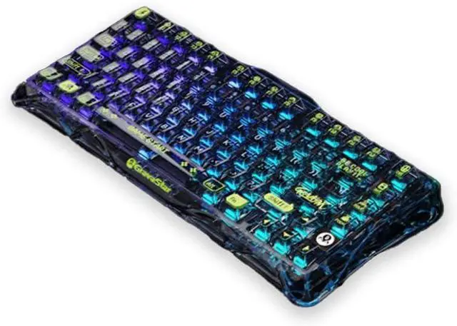 Main image of 2025 Latest Mechanical Keyboard, Ideal for Office Typing with Stunning RGB Lighting. Features a one-Year Warranty, Doorstep delivery, and Exceptional Value for Money.