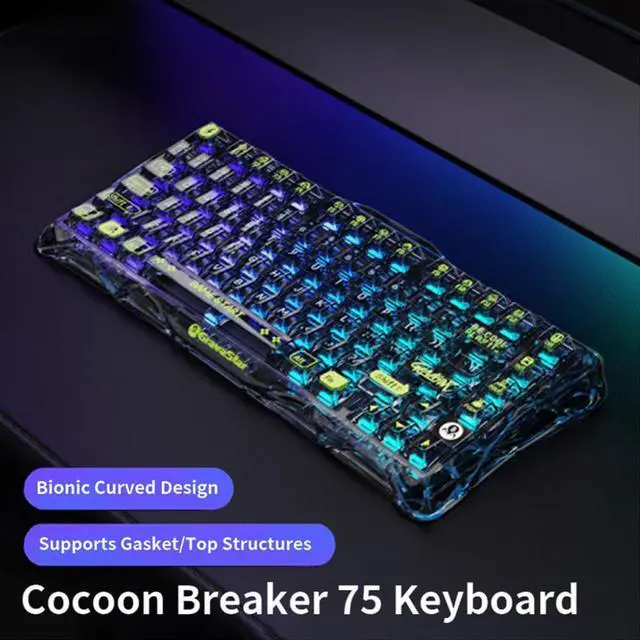 Alt view image 2 of 7 - 2025 Latest Mechanical Keyboard, Ideal for Office Typing with Stunning RGB Lighting. Features a one-Year Warranty, Doorstep delivery, and Exceptional Value for Money.