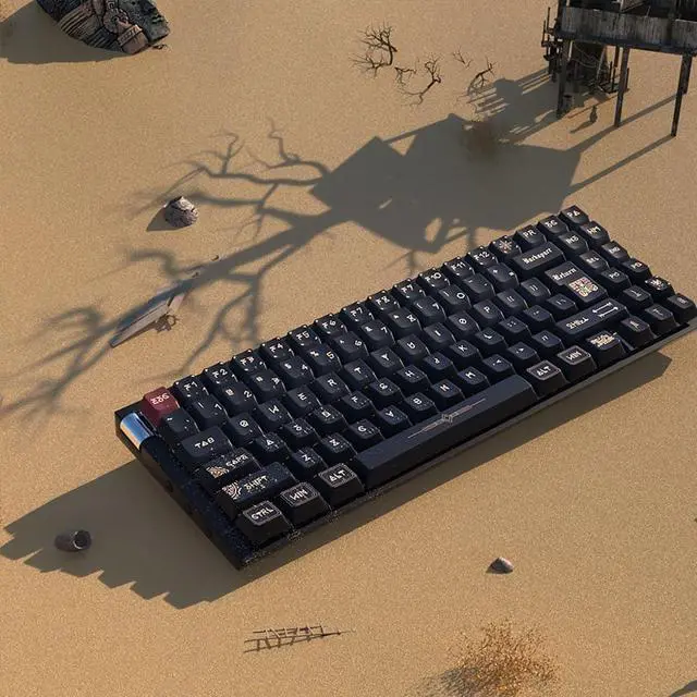 Alt view image 5 of 7 - XAGMODSHN 142Keys Original Height Ancient Ruins Keycap Mechanical Keyboards PBT Dye Subbed KeyCaps for Keyboards Switches