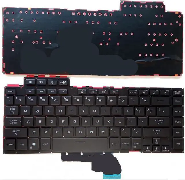 Main image of Backlit Keyboard Compatible with GA502 GA502G GA502D GU502G GU502DU GU502LW GX502 GX502G Models