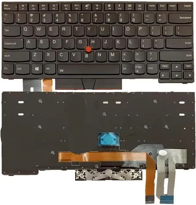 Main image of Backlit US Keyboard E480 L480 T480S Compatible with Replacement SN20P33430
