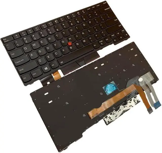 Alt view image 3 of 4 - Backlit US Keyboard E480 L480 T480S Compatible with Replacement SN20P33430