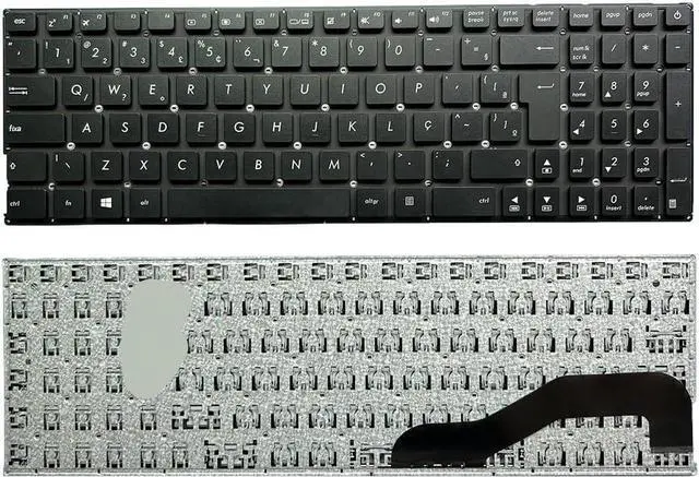 Main image of X543 Brazilian Keyboard Compatible with X540 X540LA A540 X543U X543UA X540LJ X540SA X540Y X540UB X540UV X540MA F540Y R540MA R543MA