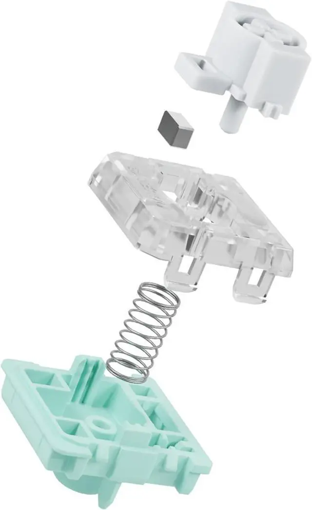 Alt view image 4 of 6 - GATERON Low-Profile Magnetic Jade Keyboard Switches, HiFi Sound Linear Factory Pre-lubed Permanent Magnet Freely Setting Pre-Travel Key Switches for Magnetic Gaming Keyboard(70PCS)