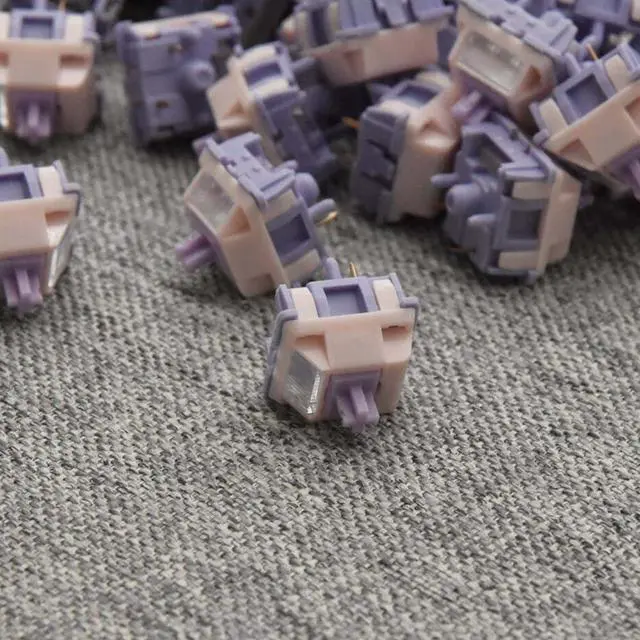 Alt view image 5 of 6 - MMD Princess V4 Switch, 5Pin Pre-lubed Linear/Tactile RGB Switch for Custom Mechanical Keyboard(Linear 38g,110PCS)