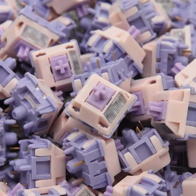 Alt view image 6 of 6 - MMD Princess V4 Switch, 5Pin Pre-lubed Linear/Tactile RGB Switch for Custom Mechanical Keyboard(Linear 38g,110PCS)