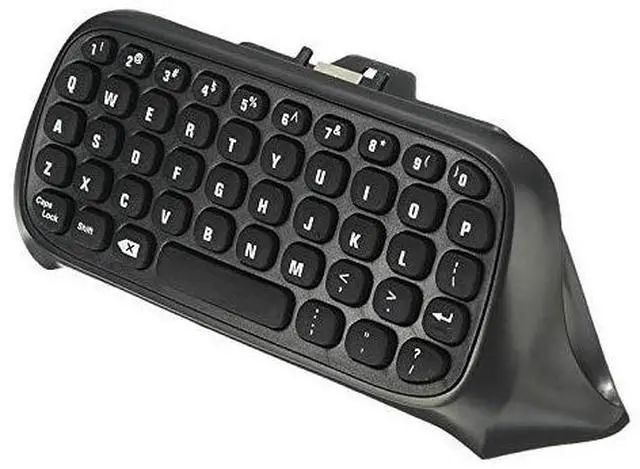 Alt view image 3 of 7 - Multitools Accessories Small 2.4G USB Mini Wireless Chatpad Message 47 Keys Keyboard Keypad Game Controller Wireless Keyboard Black/White for Xb0x ONE - (Color: Black)