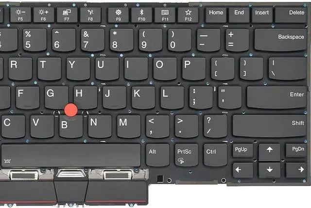 Alt view image 3 of 5 - Backlit Keyboard Compatible with X1 Carbon 7th Gen 9th Gen 2019 Models 20QD 20QE 20R1 20R2 Russian Layout